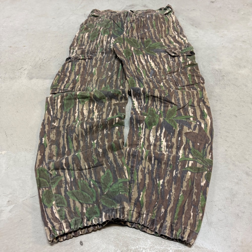 Vintage 90s Camo Baggy Cargo Real Tree Pants